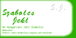 szabolcs jekl business card
